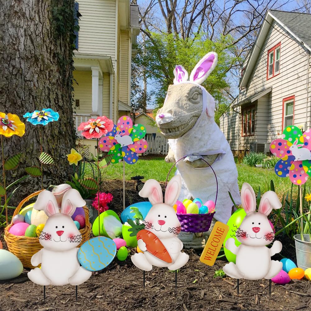 hogardeck front porch Easter decor welcoming guests this season