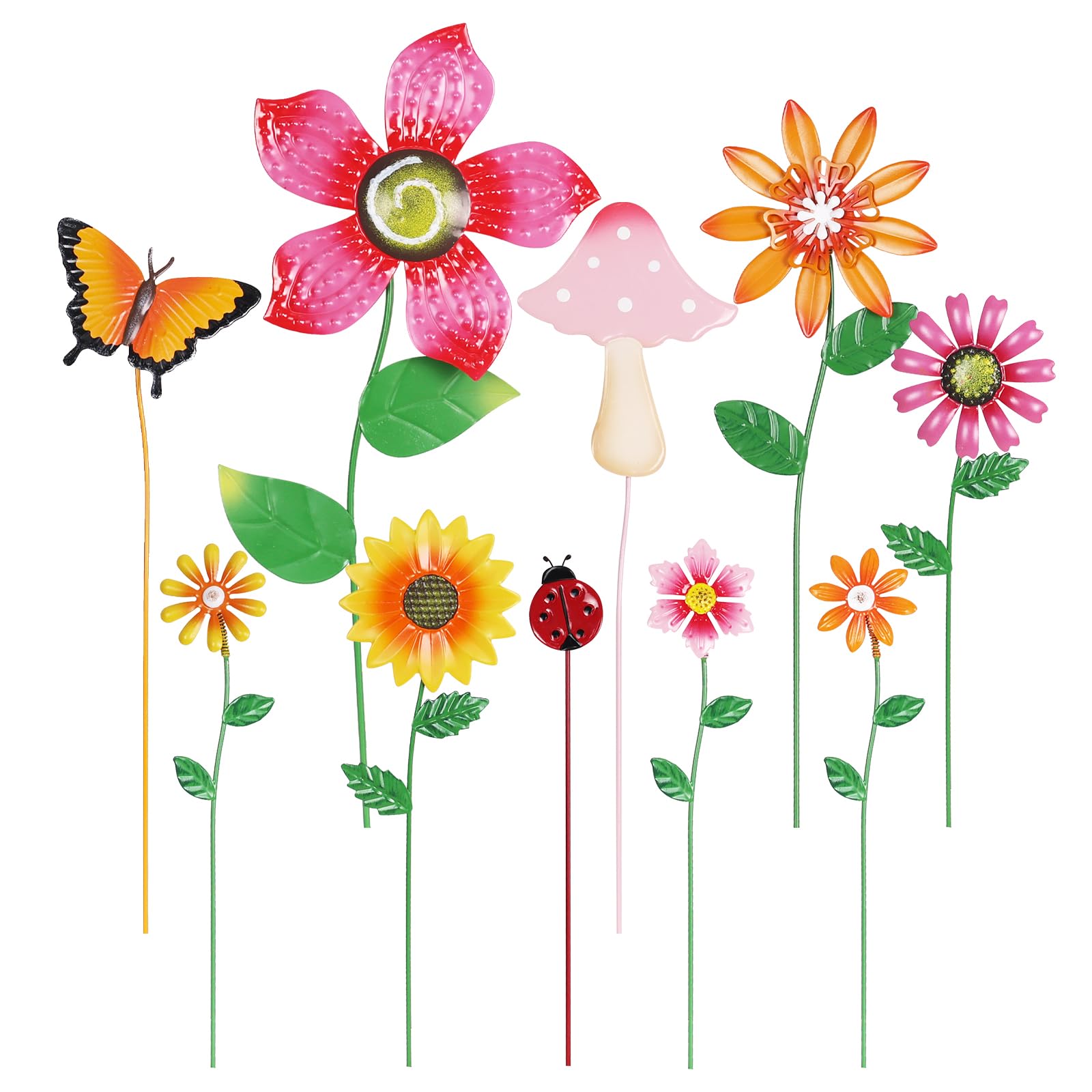 Hogardeck bright bloom garden stake livens planters and beds.