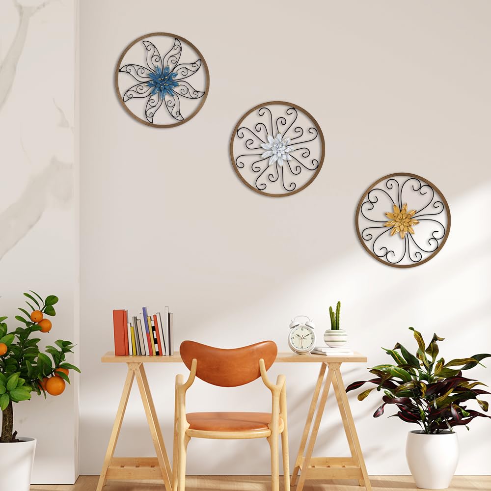 Hogardeck hand-painted flowers provide vibrant texture and depth
