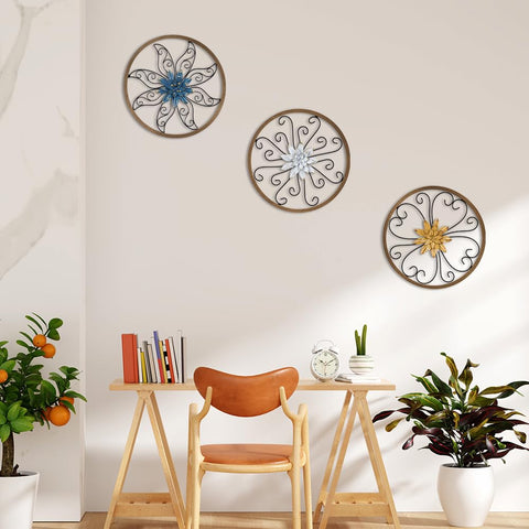 Hogardeck hand-painted flowers provide vibrant texture and depth