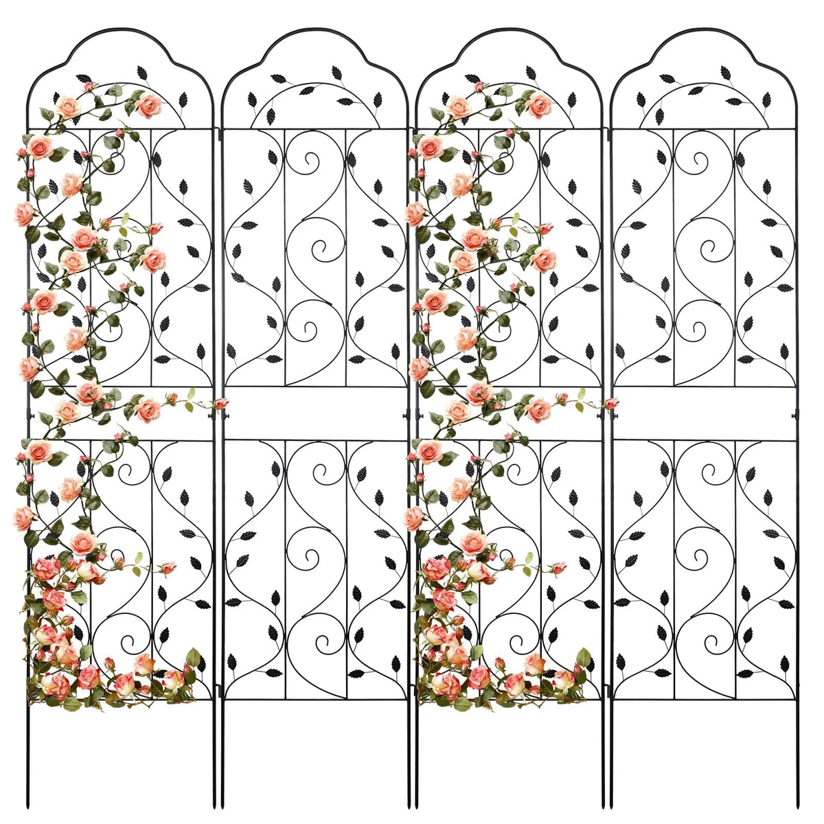 Hogardeck heavy-duty trellis frame with rustproof coating for lasting garden support.