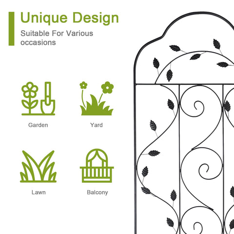 Hogardeck four interlocking panels expand trellis coverage for larger vines.