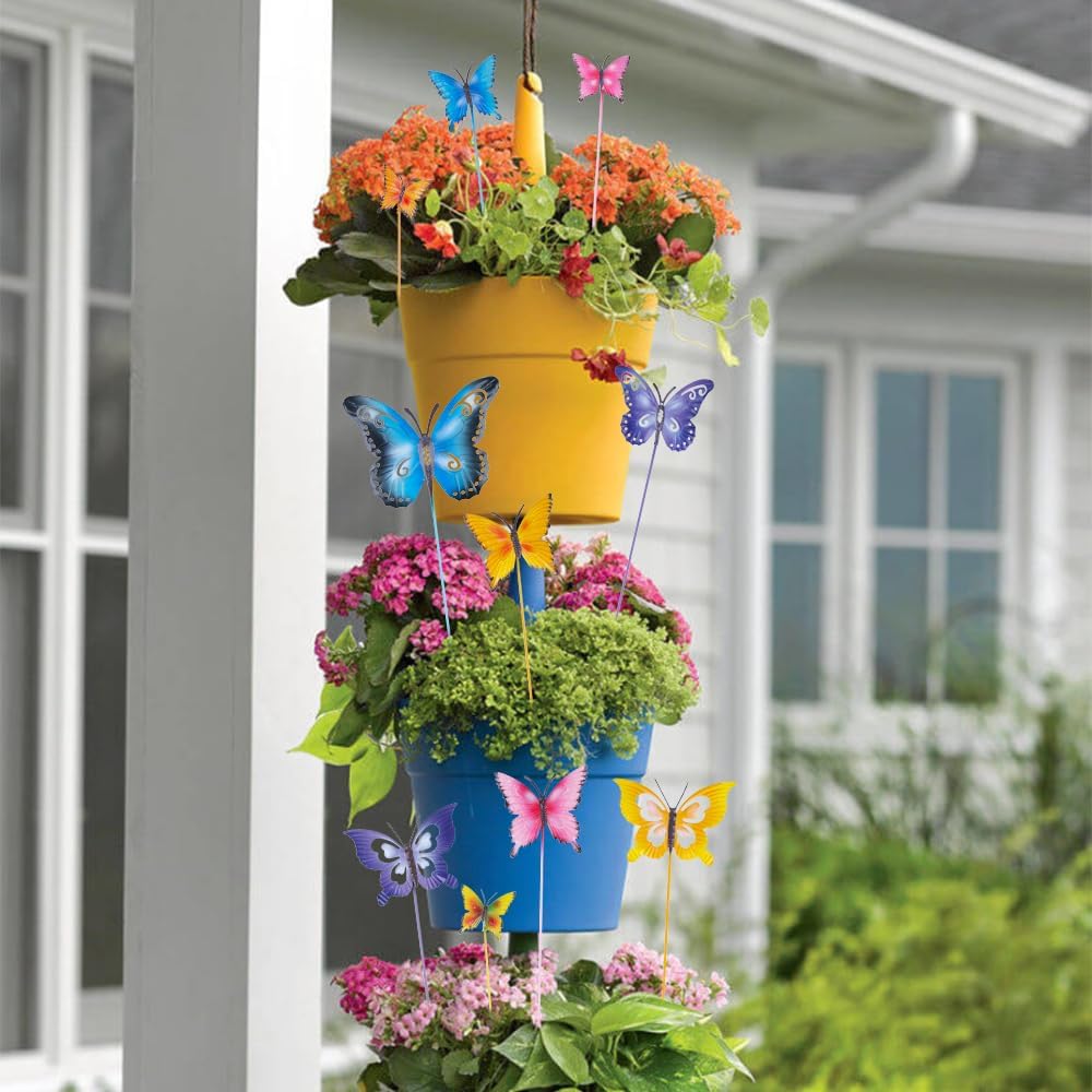 hogardeck iron garden stakes provide stable, easy setup in lawns.