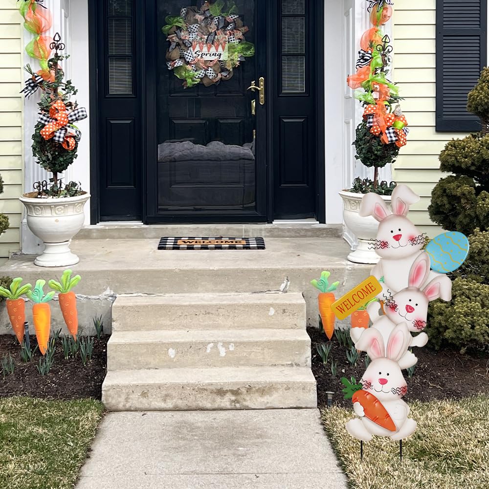 hogardeck outdoor Easter yard sign elevating curb appeal