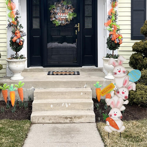 hogardeck outdoor Easter yard sign elevating curb appeal