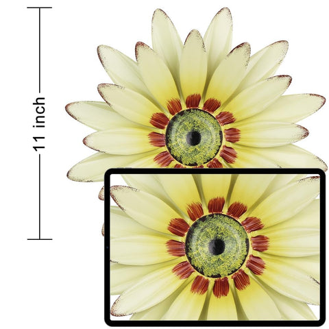 hogardeck sunflower wall decor 11inch 2pc closeup petals adds depth and colorful accent