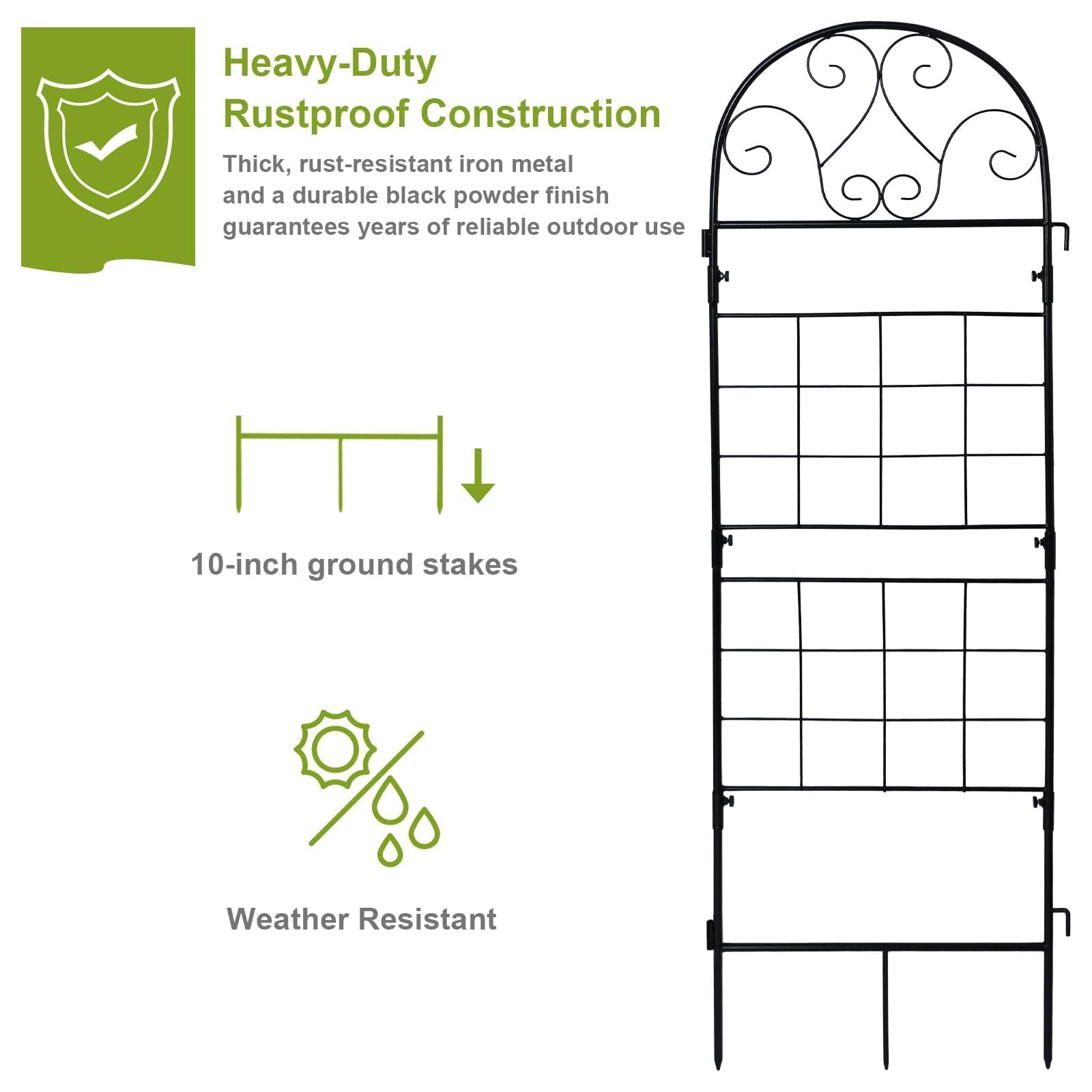 hogardeck trellis with climbing plants in garden showcasing vertical growth.