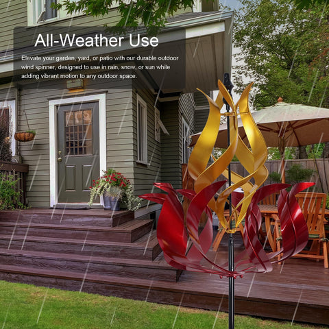 Hogardeck tulip wind spinner makes a thoughtful gift for garden lovers.