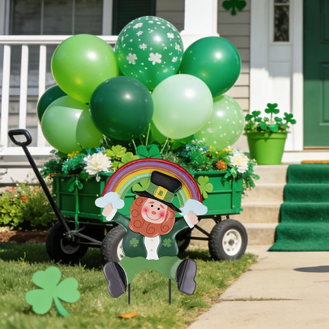 hogardeck weather-resistant metal stake withstands outdoor use with seasonal charm