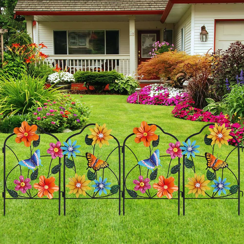 Hogardeck welcome stake creates a warm entry focal point.