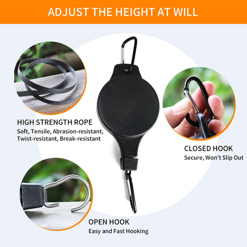 HOGXUAE supports up to 15 kg safely with sturdy rope