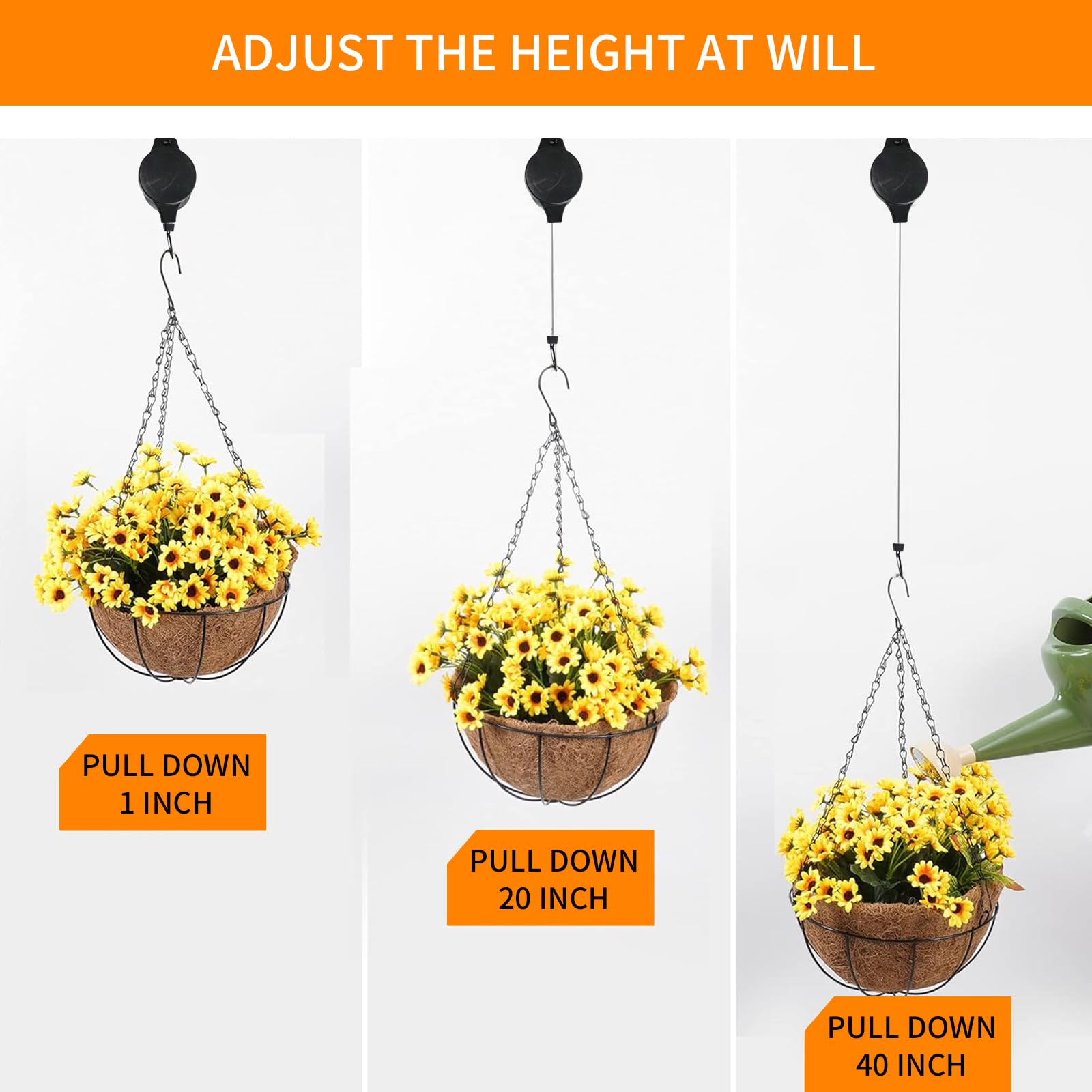 HOGXUAE sheltered outdoor hanger for balcony or porch
