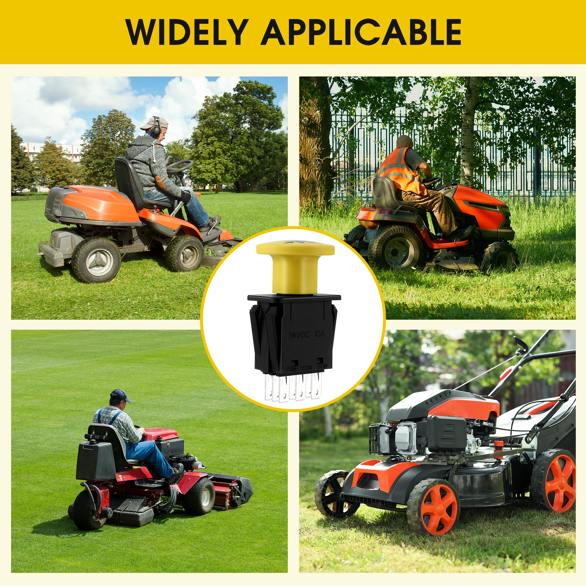 Hohean rugged housing protects the PTO switch against shocks and wear