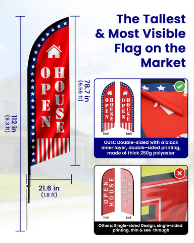 HoHpHq heavy-duty ground stake provides windproof stability for outdoor open houses