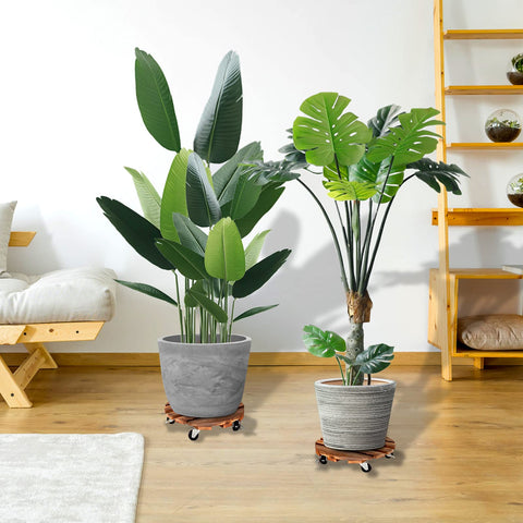 HOHY heavy-duty base supports up to 150 lbs for larger outdoor containers