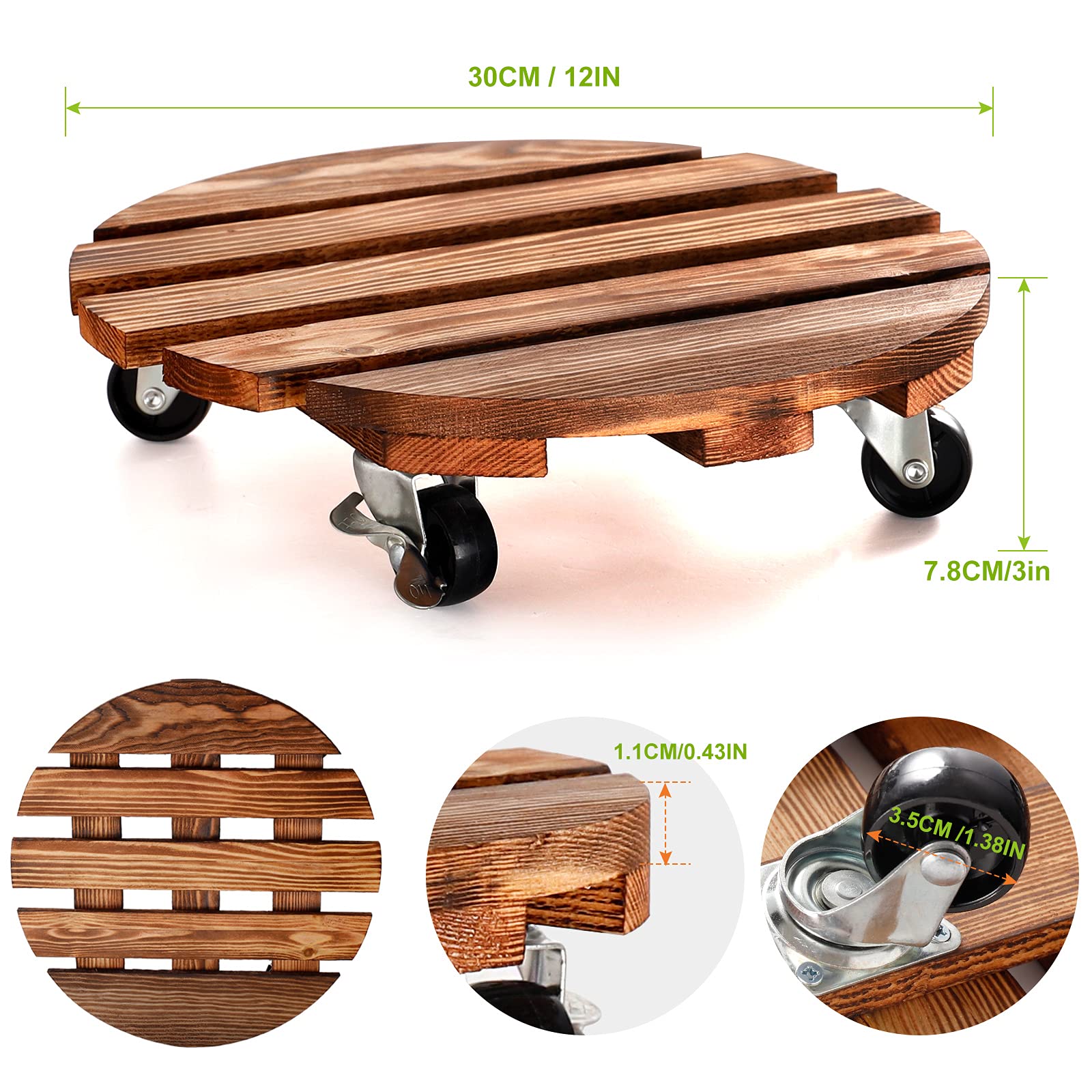HOHY indoor outdoor plant dolly for flexible space planning