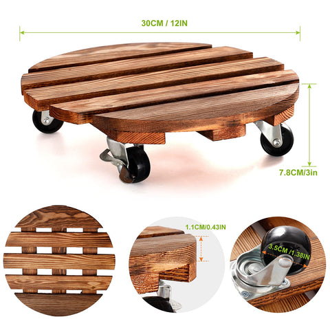 HOHY indoor outdoor plant dolly for flexible space planning