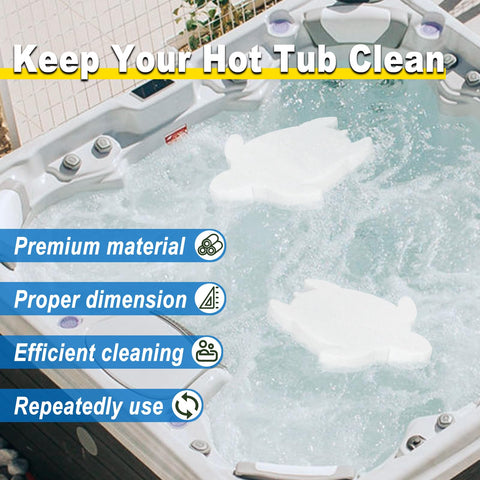 HOICATED pool and hot tub maintenance accessory improves water clarity