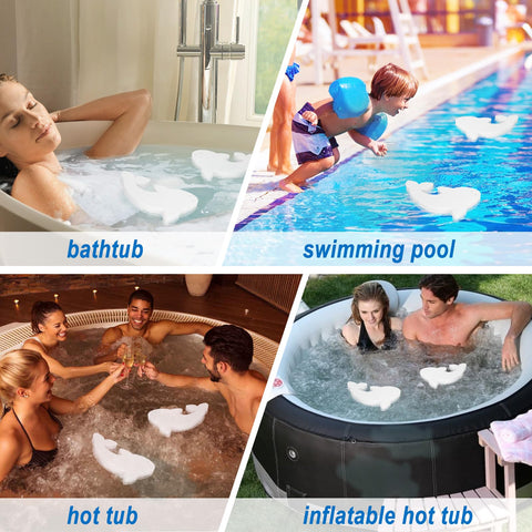 HOICATED reusable scum sponge cleans spa water without frequent replacements