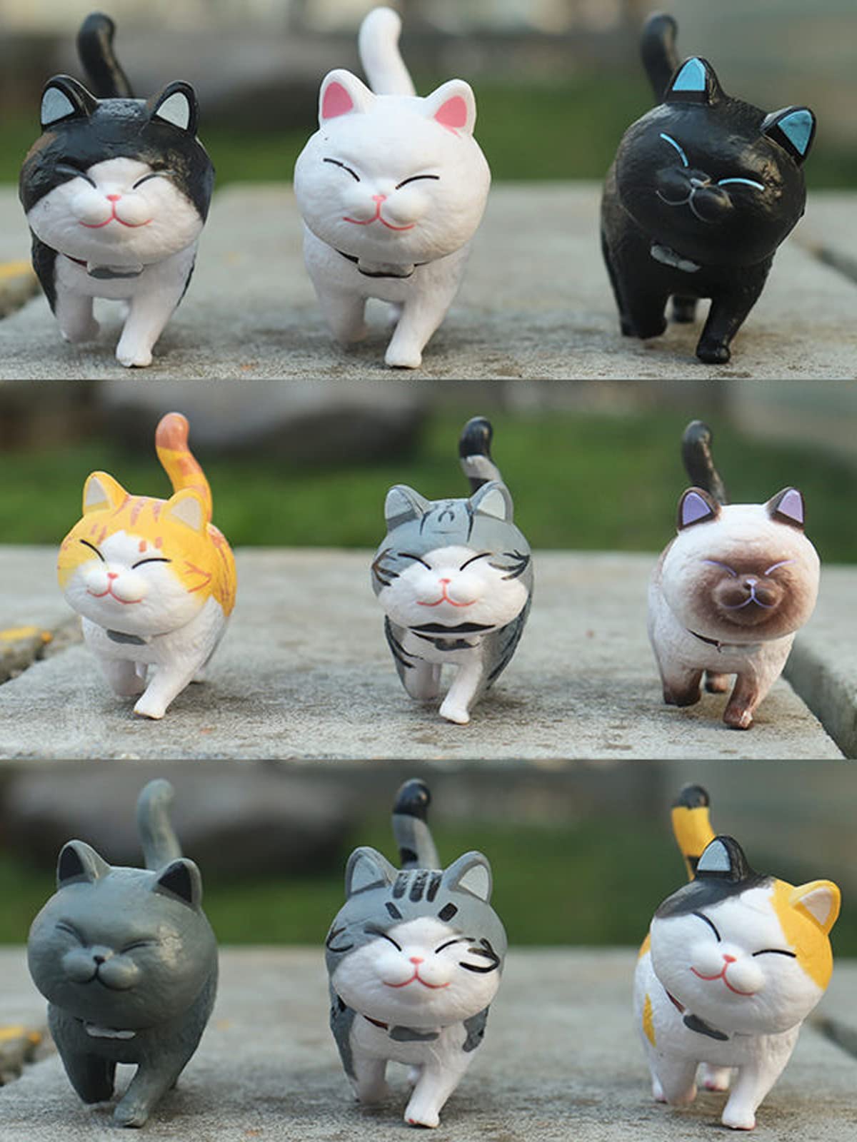 Cat cupcake toppers by HOINCO for festive treats