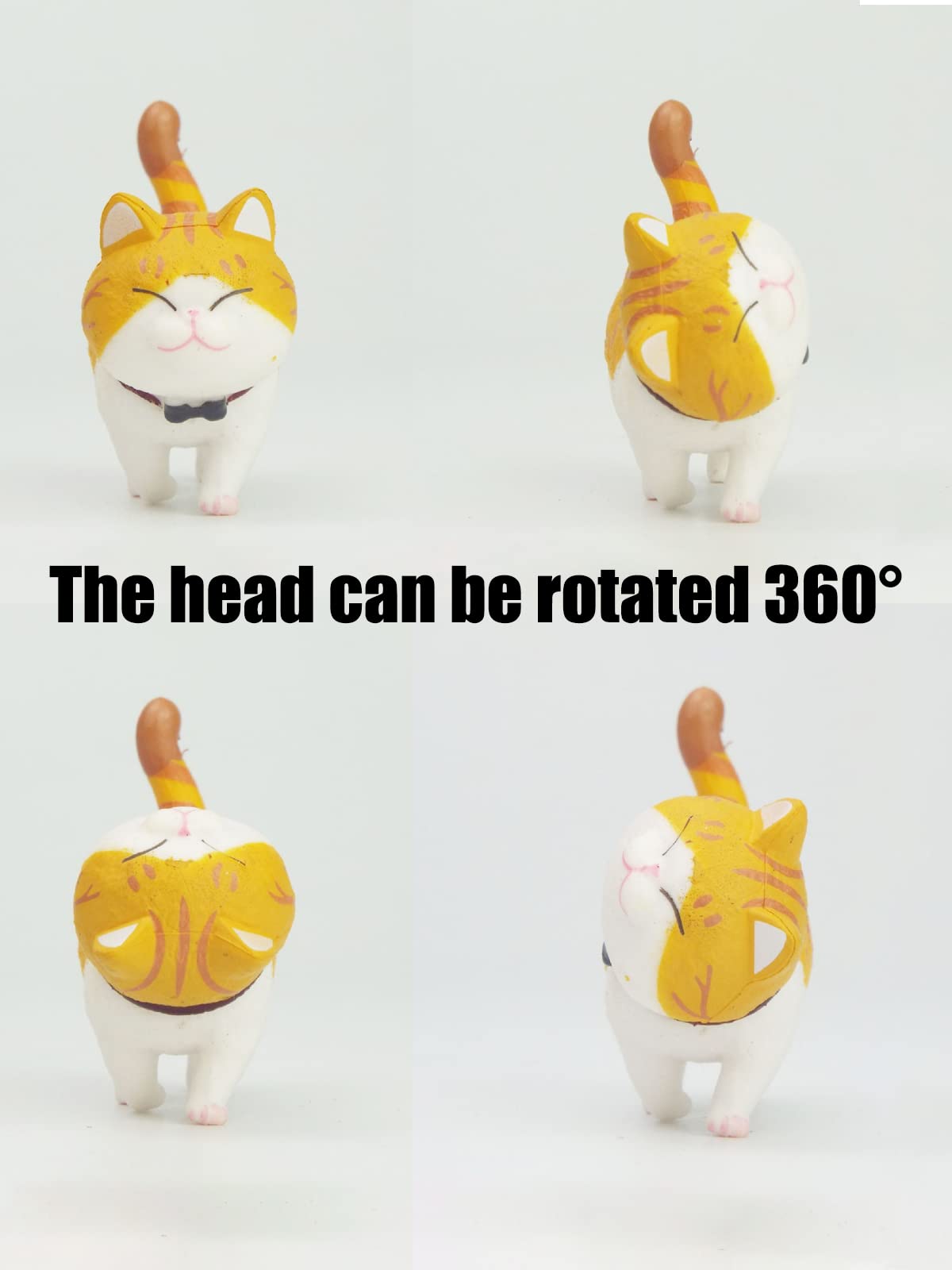 Vivid 360° head swivel adds lifelike playfulness