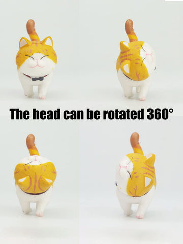 Vivid 360° head swivel adds lifelike playfulness