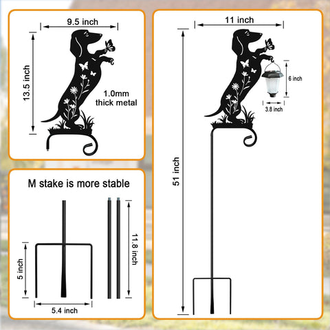 Hokfirm gift-ready dachshund stake ideal for women and celebrations