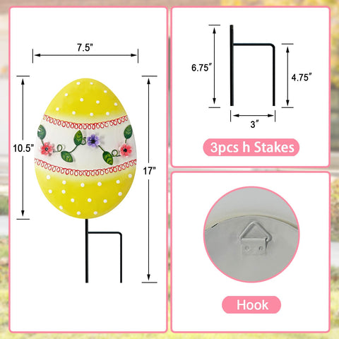 Hokfirm outdoor display eggs create instant seasonal cheer outdoors