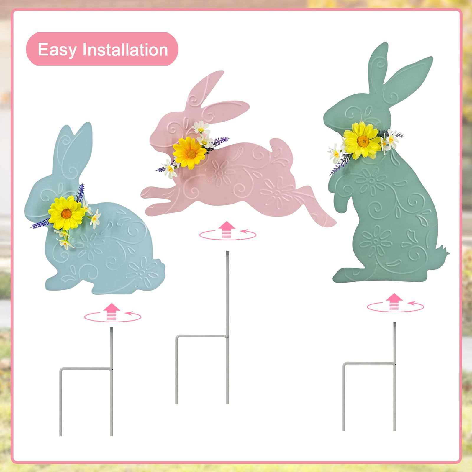 Hokfirm versatile yard art for patio, front yard, or fairy garden displays.