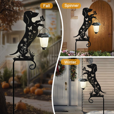 Hokfirm solar-powered lantern provides warm glow without wiring