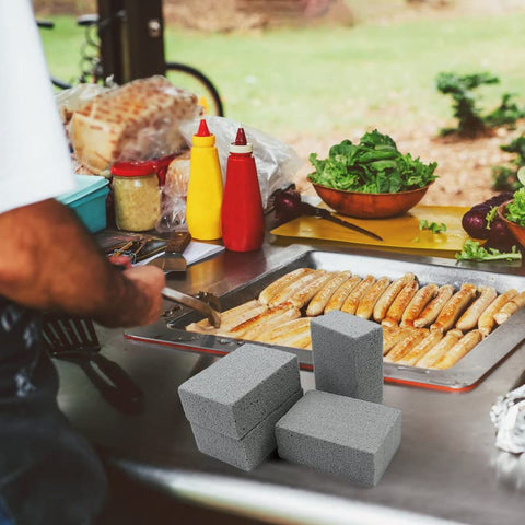 Cleaning brick block ideal for sinks, tiles, and ovens with Hokilands