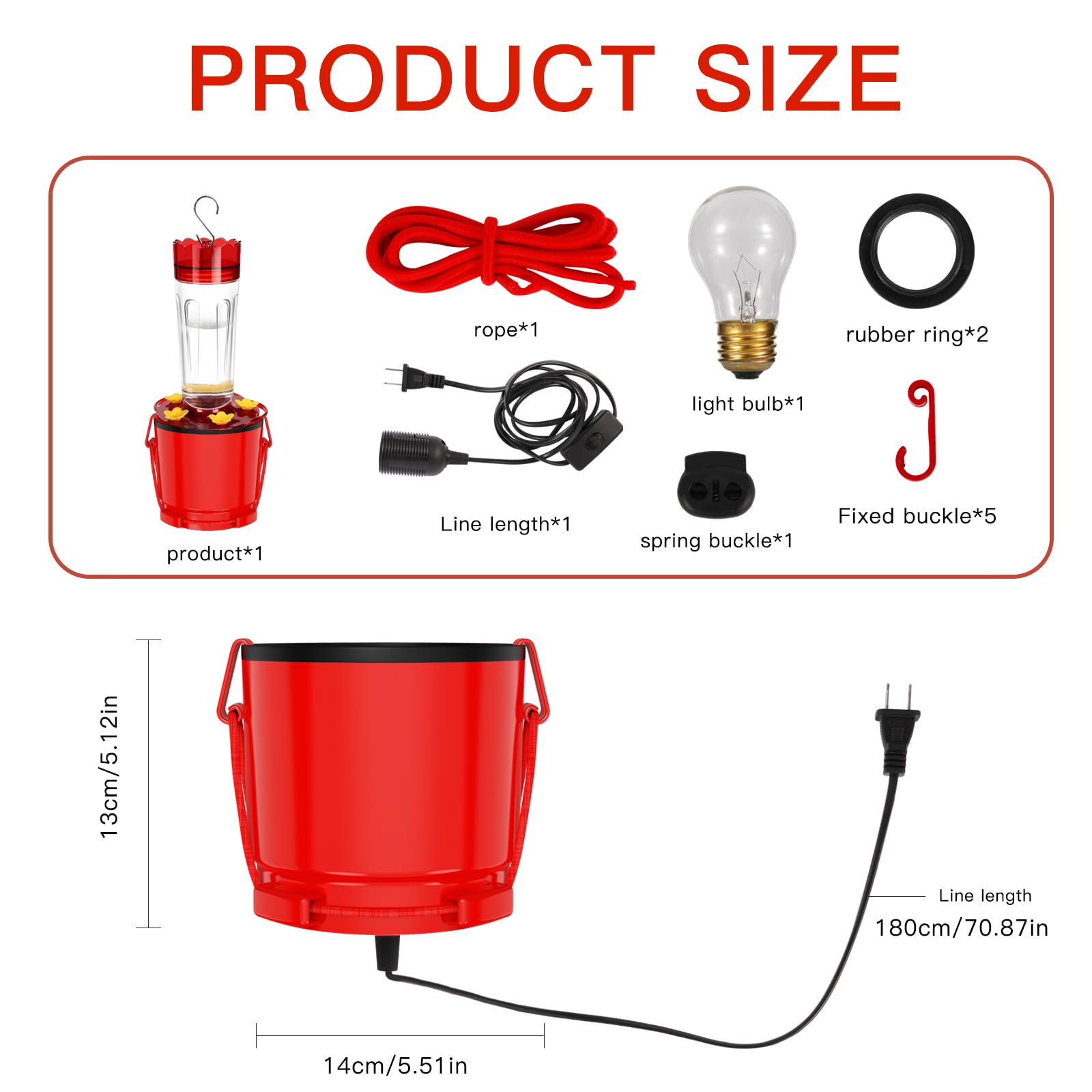HOKITANS durable feeder heater supports outdoor feeding during freezing temperatures