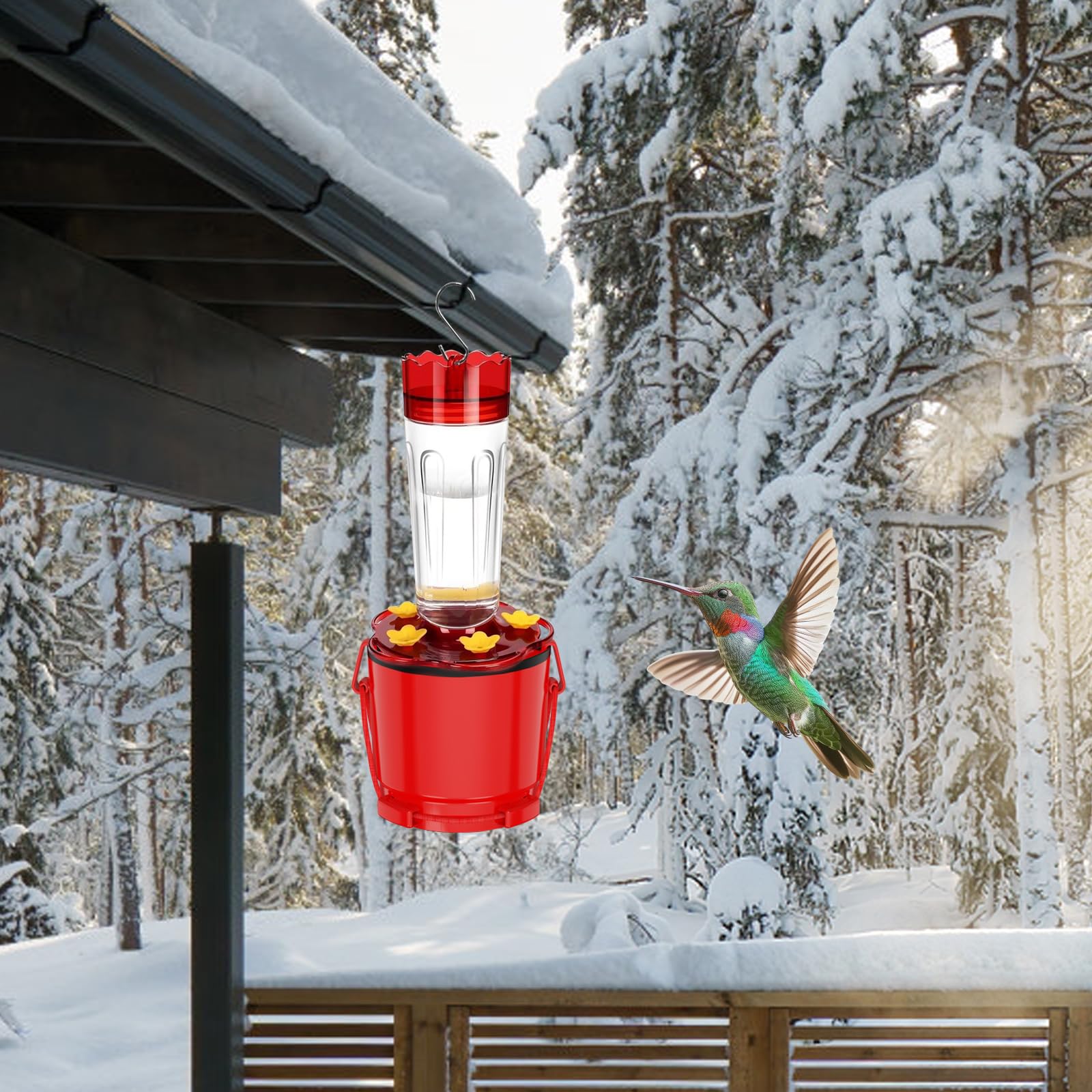 HOKITANS compatible heater designed for flat or round-bottom feeders with annular perches