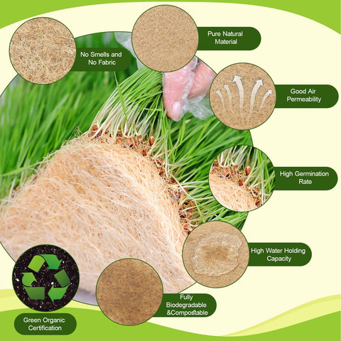 Hokoad indoor organic starter tray for simple planting and harvest