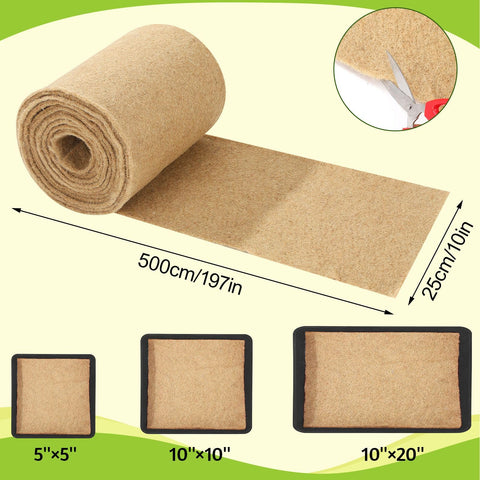 Hokoad jute seed sprouting mat breathable and absorbent for germination