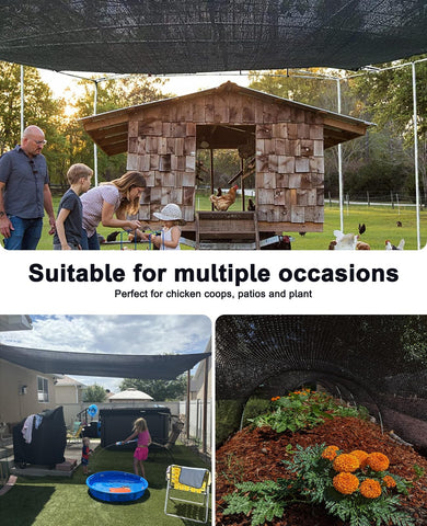 HOLAA UV-protection shade cloth reduces intense rays while diffusing light for plants.
