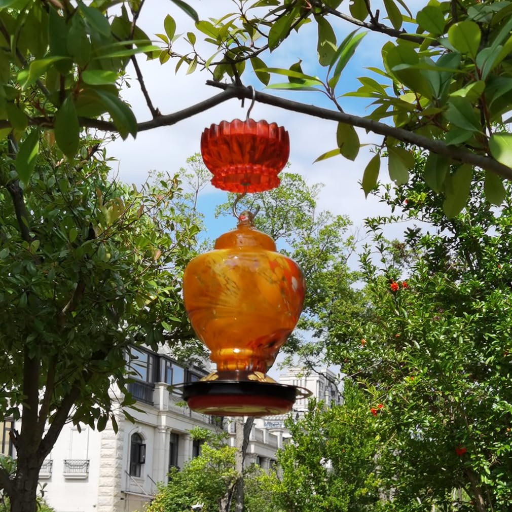 HOLAHOMA ant moat garden-deco yard enhancement that draws birds while protecting nectar.