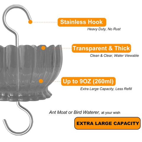 HOLAHOMA Transparent water view helps monitor levels at a glance.
