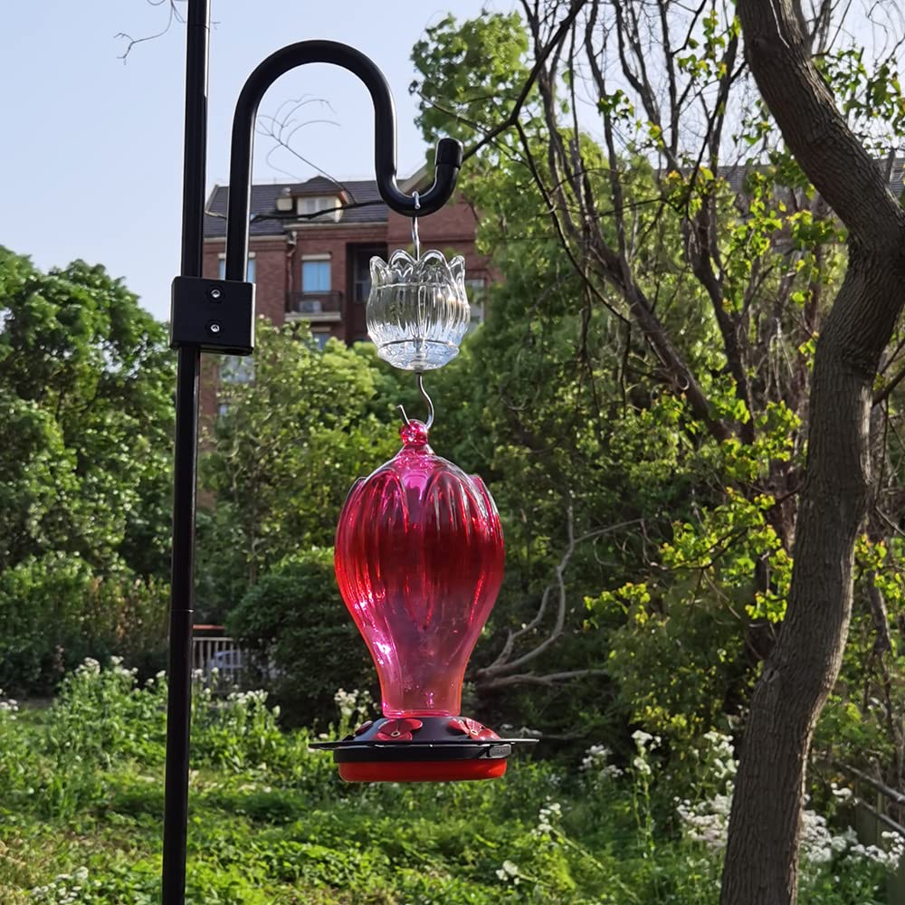 HOLAHOMA garden decor accent that doubles as functional nectar protection.