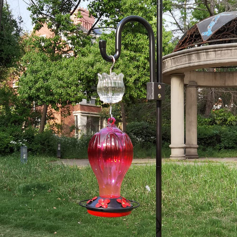 HolAHoma glass moat is transparent to easily view remaining water.