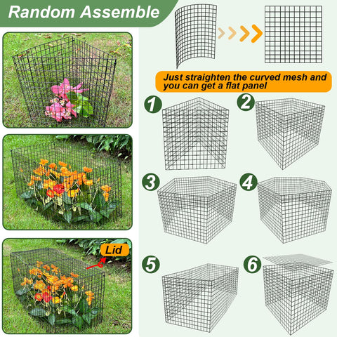 HOLANHING 13.4-inch cage provides generous space for growth.