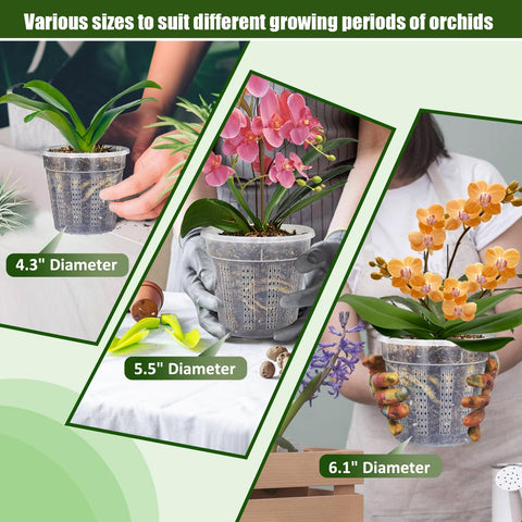 HOLANHING clip set included aids stable potting during repotting