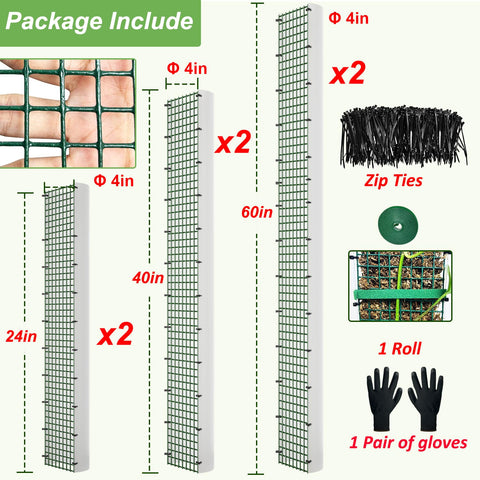 HOLANHING semi transparent moss pole allows direct observation of root growth