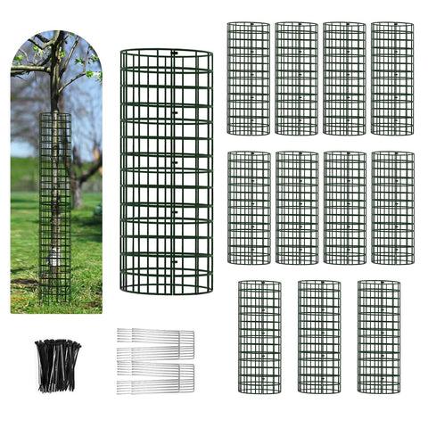 HOLANHING Tree Trunk Protector kit 12-pack protects saplings from deer and damage