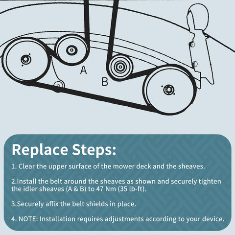 Holdly easy DIY replacement belt suitable for multiple models