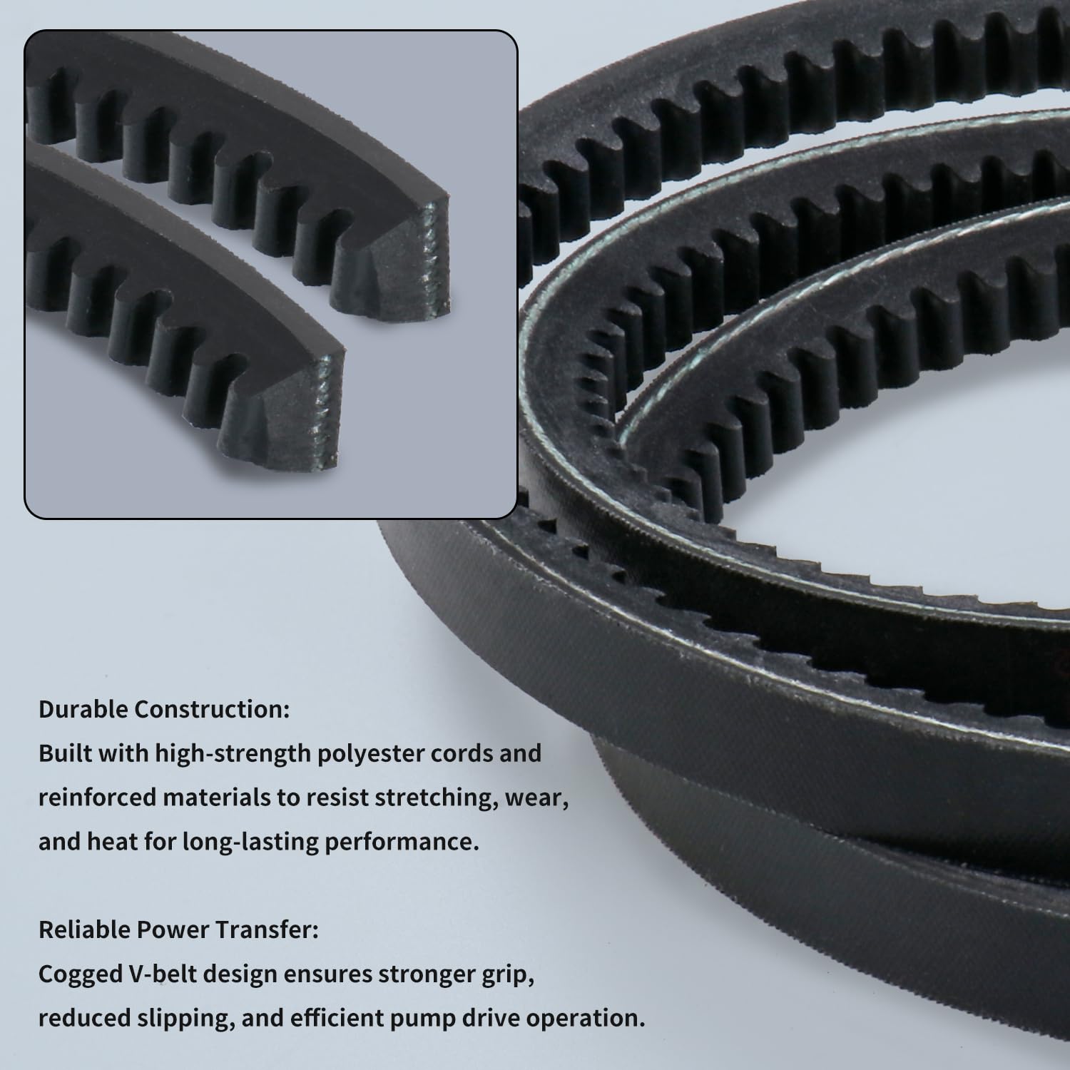 Holdly belt during installation shows an easy DIY replacement.