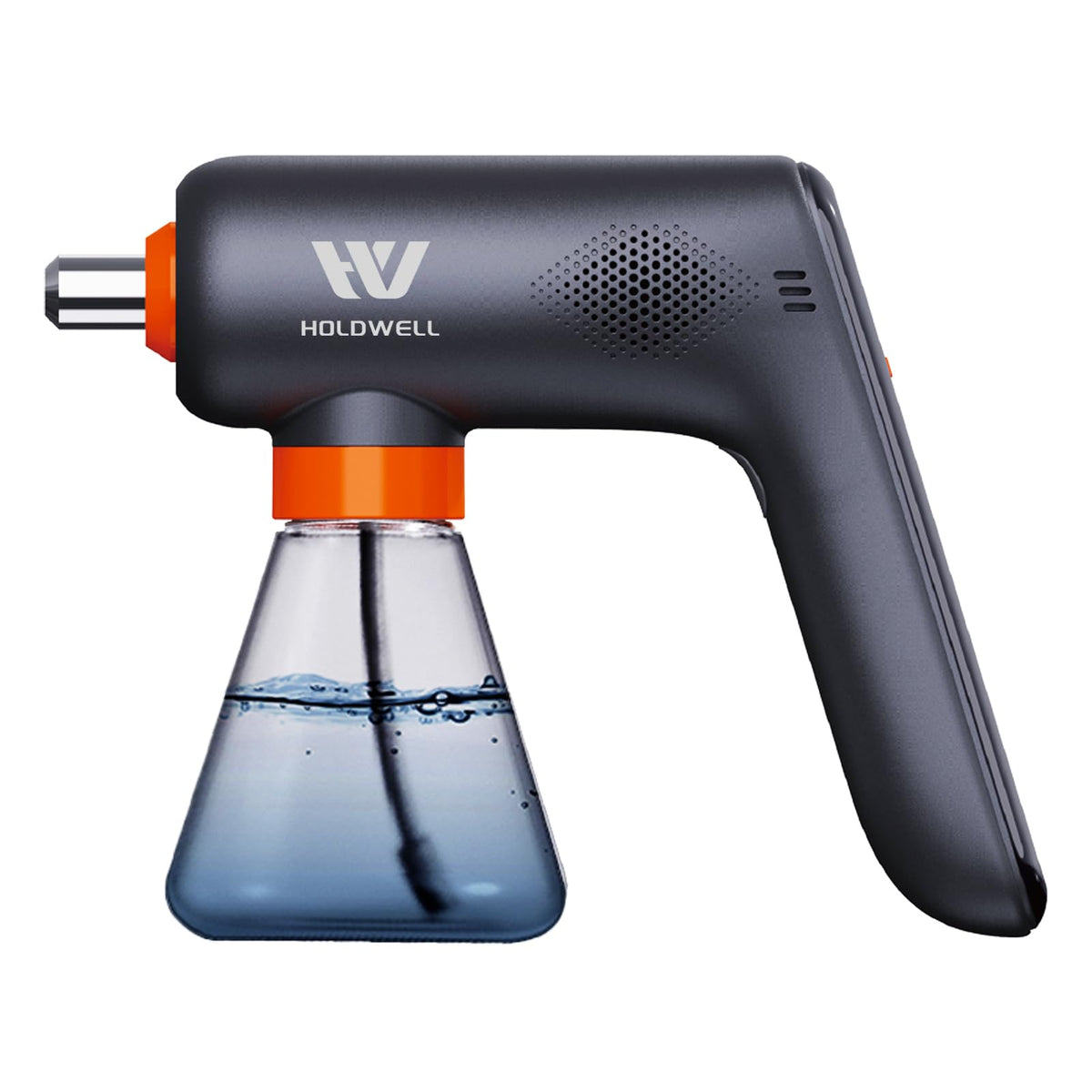 Holdwell cordless disinfection fogger front view for rapid room sanitization