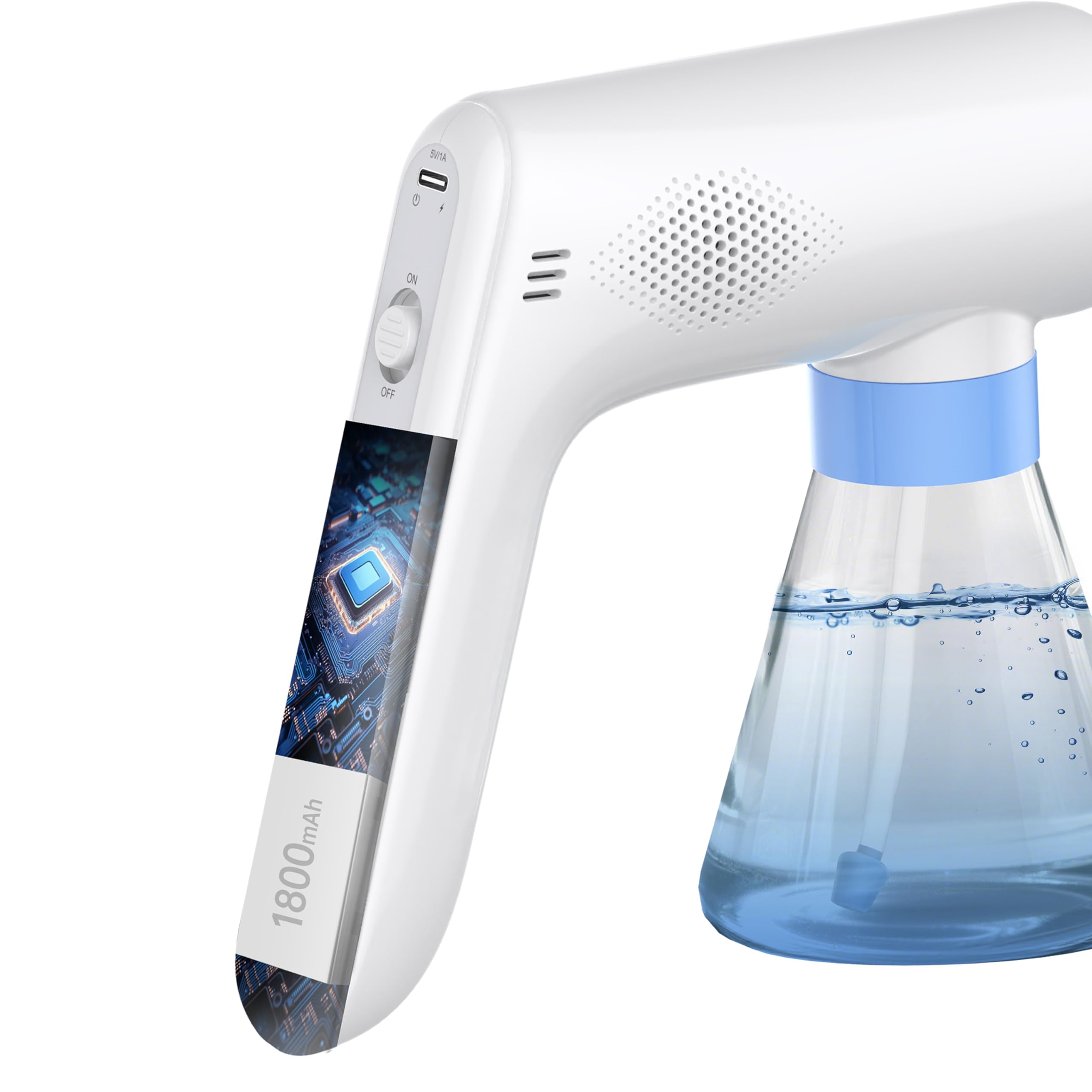 HoldWELL compact bottle and grip enable comfortable use between tasks.