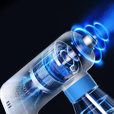 HoldWELL cordless handheld design supports quick, touchless sanitization anywhere.