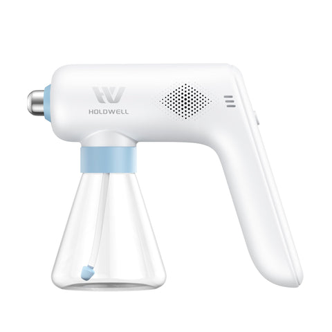 HoldWELL Mini Disinfection Fogger with stainless nozzle for precise surface cleaning.